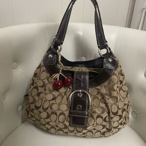Brown coach SoHo tote